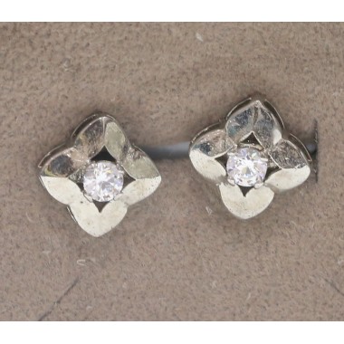 92.5 Sterling Silver Fancy Stoned Stud Collection